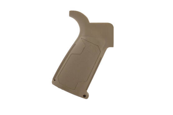 VISM AR15 Ergonomic Tan Pistol Grip with Storage from NcSTAR features reinforced polymer construction